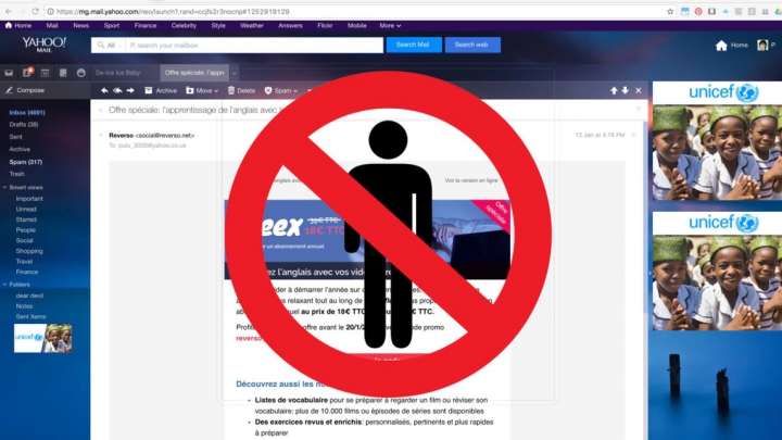 ATENŢIE! Cum blochezi emailurile pe Yahoo, dacă te stresează cineva