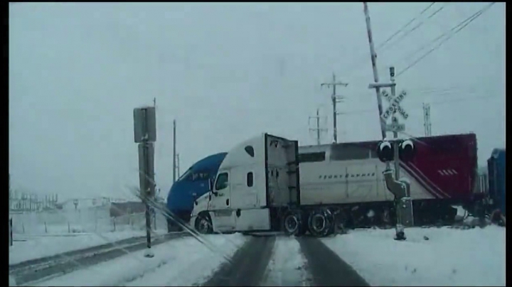 Şi-au văzut moartea cu ochii! Un accident feroviar s-a produs în statul american Utah (VIDEO)