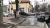 Râu în centrul Capitalei. O ţeavă spartă a inundat mai multe străzi (VIDEO)