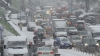 Capitala Ucrainei, PARALIZATĂ din cauza ninsorilor! Mii de maşini, BLOCATE ÎN AMBUTEIAJE