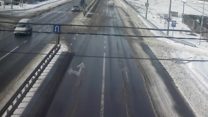 Moldova sub ninsoare. Iată cum se circulă în acest moment în ţară (FOTO)