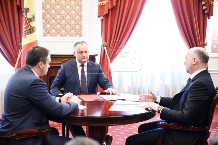 Prima întâlnire a şefilor celor mai importante instituţii din stat. Declaraţiile lui Andrian Candu, Pavel Filip şi Igor Dodon (VIDEO)