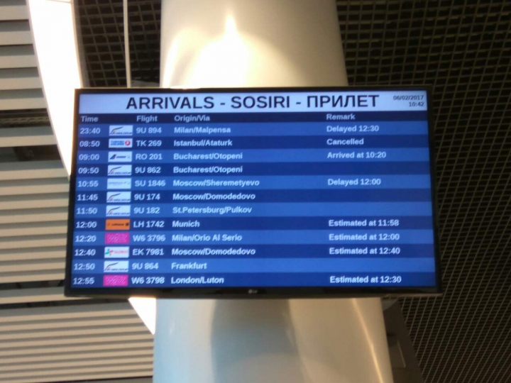 AGLOMERAŢIE pe aeroport! Mai multe curse aeriene întârzie sau au fost anulate (FOTOREPORT)