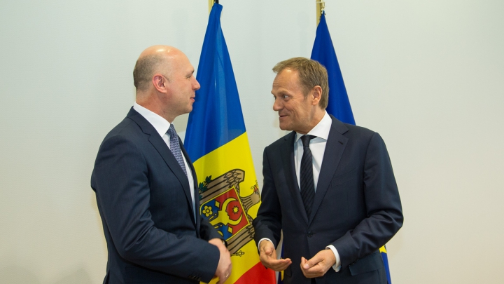 Donald Tusk, președintele Consiliului European către Pavel Filip: Aveți tot suportul meu personal și al UE în avansarea reformelor