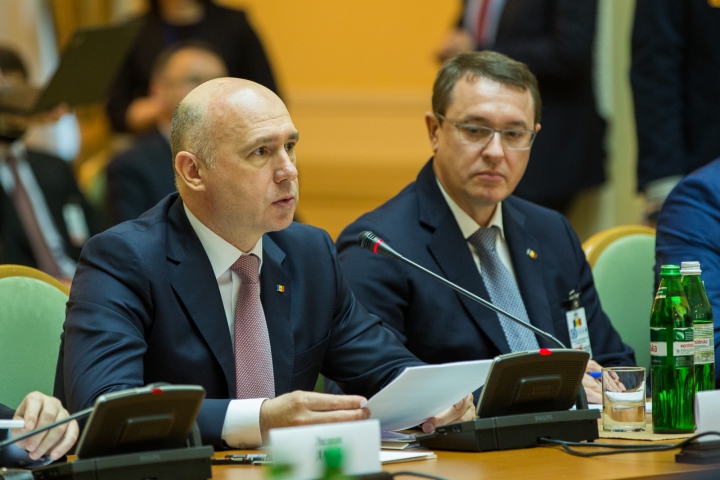 Premierul Pavel Filip, la Kiev: Suntem interesați să dezvoltăm cooperarea în cadrul GUAM (FOTO)