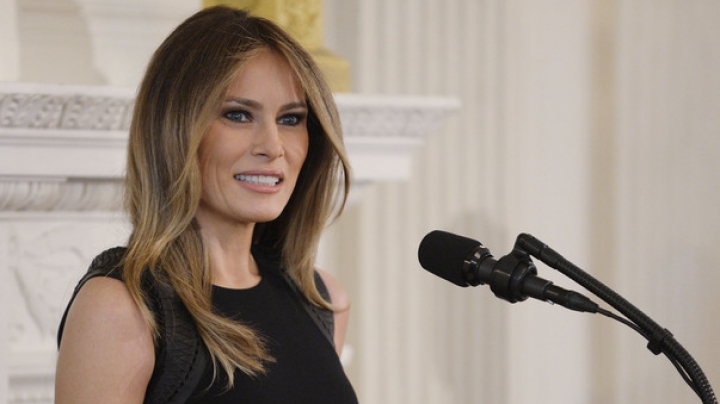 Melania Trump a găzduit primul său dejun oficial ca Primă Doamnă (FOTO/VIDEO)