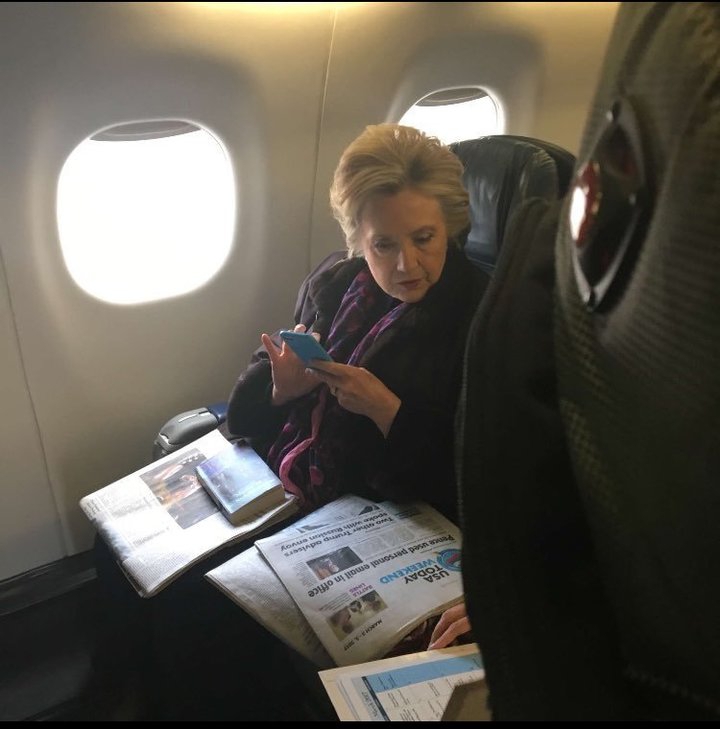 O fotografie cu Hillary Clinton, VIRALĂ pe Internet! Cum a fost surprinsă fosta candidată la Casa Albă