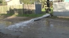Inundaţii la Comrat: Zeci de gospodării, inundate iar nivelul apei a ajuns până la un metru