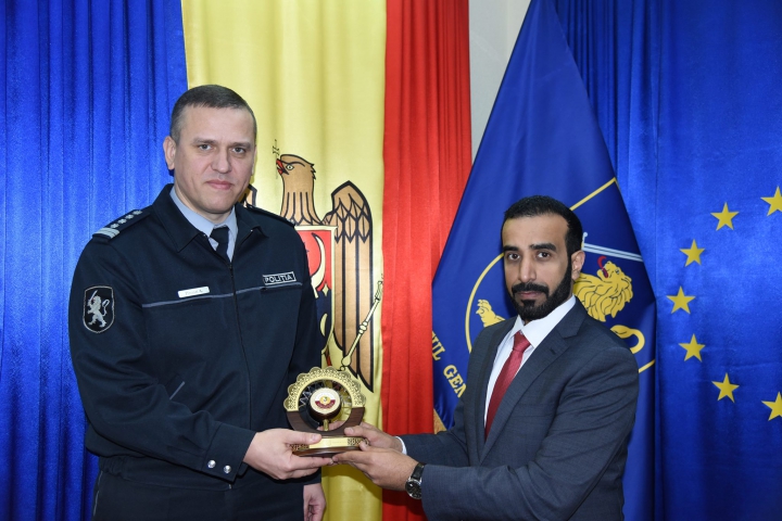 Reprezentanţii Poliției din Qatar în vizită la IGP. Subiectele abordate în timpul întrevederii