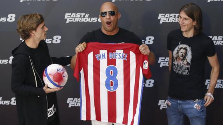 Surpriză marca Atletico Madrid. Componenți ai formaţiei, oaspeţi la prezentarea filmului "Fast and Furious 8"