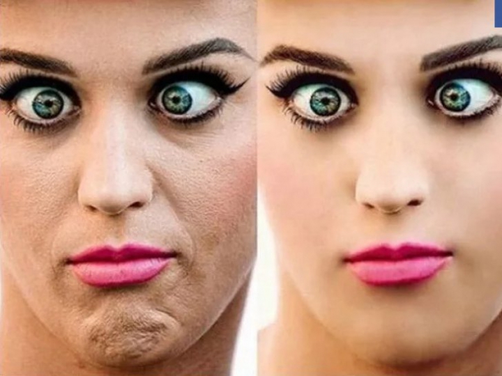 Diferenţa dintre realitate şi Photoshop e de la cer la pământ. Pe Facebook sunt ZEIŢE, dar cum arată de fapt (GALERIE FOTO)