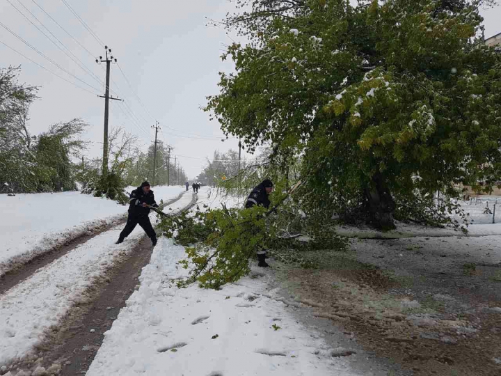 IMAGINI APOCALIPTICE de pe drumurile din Moldova. AUTORITĂȚILE INTERVIN IN FORȚĂ pentru a scoate lumea din nămeți