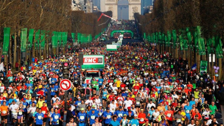 MARATONUL DE LA PARIS: Soţii Paul Lonyangata şi Purity Rionoripo au fost cei mai buni