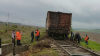 CFM intervine pentru a repara porțiunea de cale ferată unde s-a surpat terasamentul (FOTO)