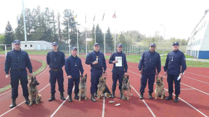 Echipele canine ale Poliției de Frontieră, premiate în Letonia