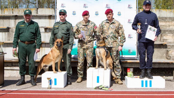 Echipele canine ale Poliției de Frontieră, premiate în Letonia