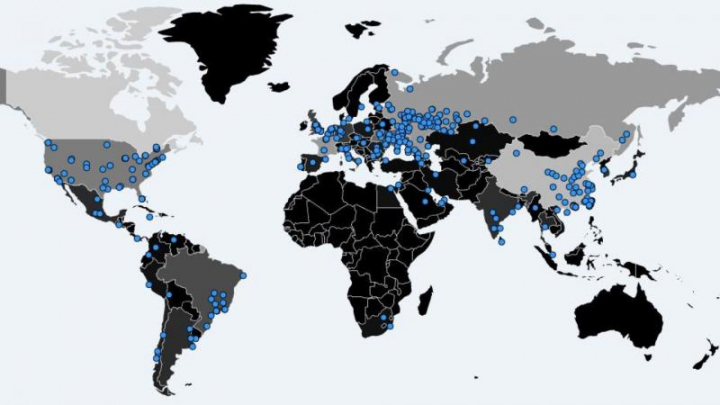 HARTA ţărilor atacate de virusul cibernetic "WannaCry". România se află în top