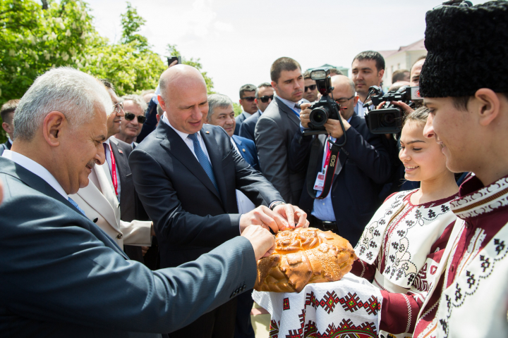 Pavel Filip împreună cu premierul Turciei au vizitat Găgăuzia