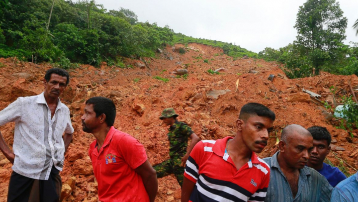 Sri Lanka se confruntă cu alunecări de teren CATASTROFALE, în urma ploilor abundente: 146 de oameni AU MURIT