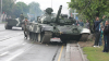 Accident CIUDAT la Minsk. Un tanc a fost grav avariat după ce a intrat într-un stâlp