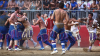 Nebunie la Florenţa! Zeci de oameni au împărţit pumni şi picioare cu nemiluita la Calcio Storico Fiorentino