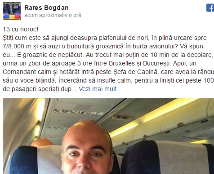 Un avion TAROM a aterizat de urgență, un motor a cedat în aer. Pasagerii SPERIAȚI ÎNGROZITOR: "S-a auzit o bubuitură groaznică"