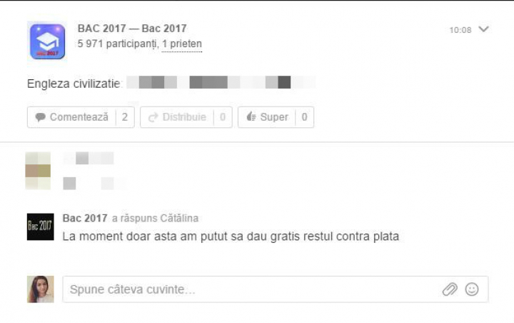 BAC 2017, afacere de sezon. Testul la limba engleză, disponibil pe Internet (FOTO)