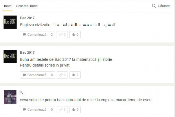 BAC 2017, afacere de sezon. Testul la limba engleză, disponibil pe Internet (FOTO)