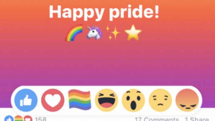 Facebook are o nouă reacție. Ce semnifică noul emoji cu steagul curcubeu