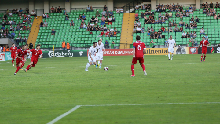 Moldova, fără victorie în preliminariile Campionatului Mondial din 2018, după ce a făcut egalitate cu Georgia (FOTO)