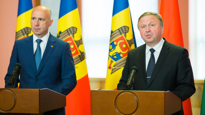 Moldova, partener economic principal al Belarusului. Premierul Pavel Filip, în vizită oficială la Minsk