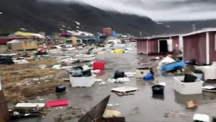 Un cutremur îngrozitor a declanşat un TSUNAMI în Groelanda