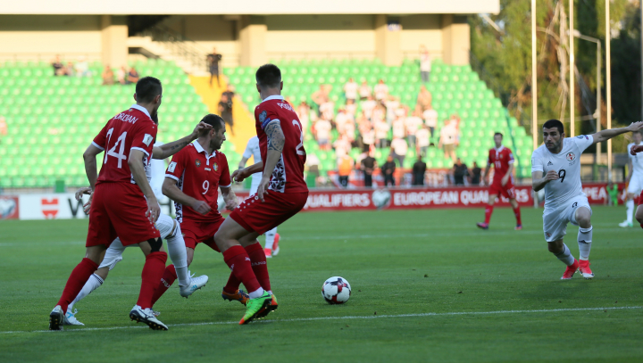 Moldova, fără victorie în preliminariile Campionatului Mondial din 2018, după ce a făcut egalitate cu Georgia (FOTO)