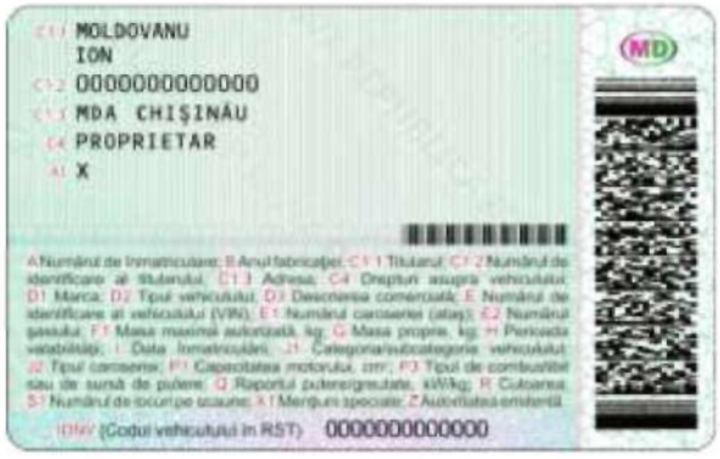 Noi certificate de înmatriculare auto din 2018. Vezi ce se schimbă (FOTO)