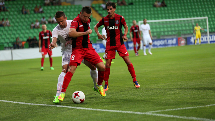 Liga Europei: Zaria Bălți a învins cu 2-1 formaţia bosniacă FC Sarajevo (FOTOREPORT)