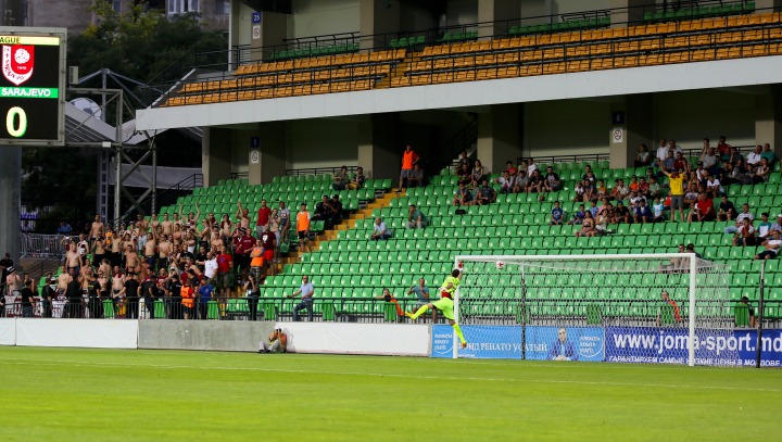 Liga Europei: Zaria Bălți a învins cu 2-1 formaţia bosniacă FC Sarajevo (FOTOREPORT)