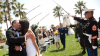 Nuntă în stil militar. Un poliţist de frontieră şi-a unit astăzi destinul cu aleasa inimii sale, îmbrăcat în uniforma în care muncește