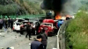 Accident grav pe o autostradă din estul Chinei, urmat de o explozie (VIDEO)