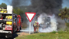 Un autobuz din Germania a luat foc! 31 de pasageri au fost grav răniţi în urma accidentului