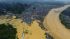 Inundaţii masive în China: peste 40 de persoane dispărute şi alte sute de mii evacuate