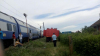 Locomotiva unui tren care circula pe ruta Craiova- Bucureşti a luat foc. Niciun pasager nu a fost rănit