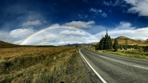 FANTASTIC! Ştii cum arată un curcubeu văzut de la înălţimea unui zgârie-nori? (VIDEO)