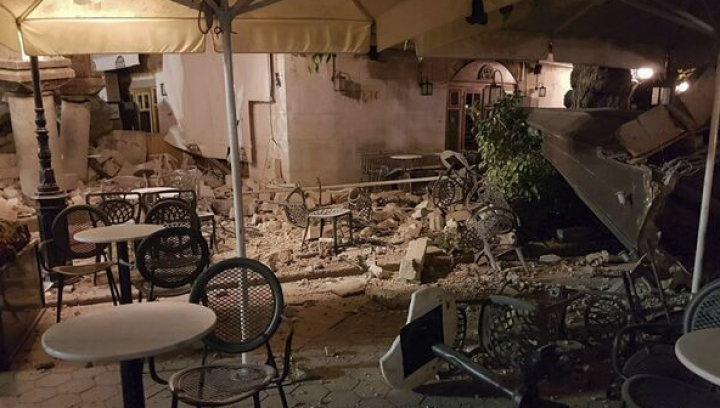 DEZASTRU după CUTREMURUL din Marea Egee: Orașul Bodrum din Turcia, grav afectat (FOTO)