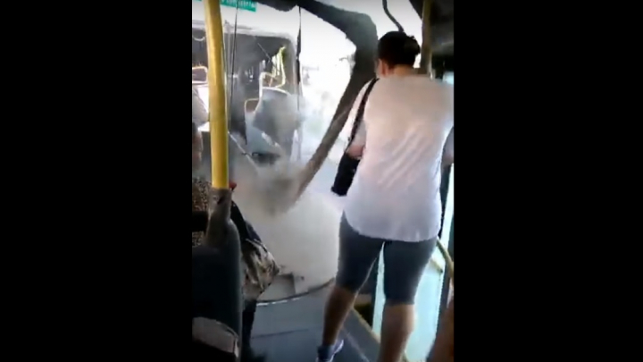 Un autobuz brazilian S-A RUPT în două! Călătorii au rămas şocaţi (VIDEO)