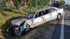 Accident GRAV în Arad. Cinci copii au ajuns la spital, după ce mașina în care se aflau a fost lovită de un autocar cu turiști