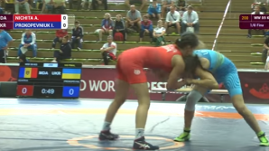 Moldoveanca Anastasia Nichita a câștigat medalia de argint la Campionatele Mondiale de lupte