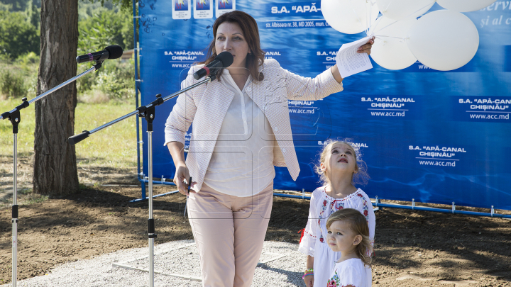 O nouă cișmea în Capitală. Locuitorii își vor putea potoli setea la instalația din parcul Valea Morilor