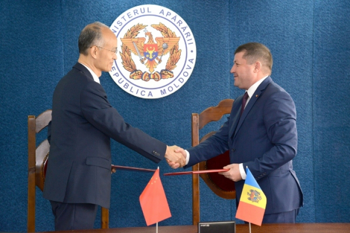 Tehnică în valoare de 15 milioane de lei pentru Armata Națională a Republicii Moldova din partea guvernului chinez (FOTO)