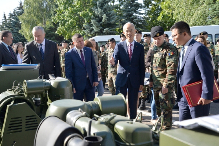 Tehnică în valoare de 15 milioane de lei pentru Armata Națională a Republicii Moldova din partea guvernului chinez (FOTO)