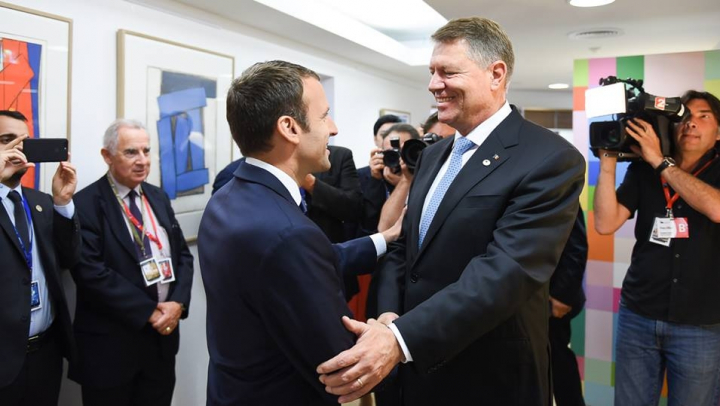 Preşedintele Franţei, Emmanuel Macron, va efectua joi o vizită în România